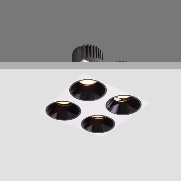 LDC716-BK-4*9W Led Recessed Spot Light