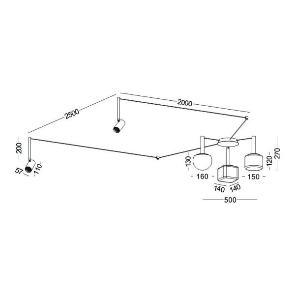 LBL350-Glass Shade Led Pendant Light - Image 2