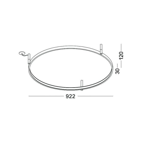 LBL355-Surface ring led ceiling light - Image 2