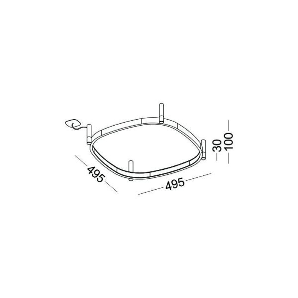 LBL357-Surface ring led ceiling light - Image 2