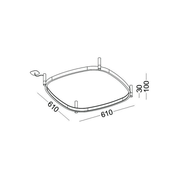 LBL358-Surface ring led ceiling light - Image 3