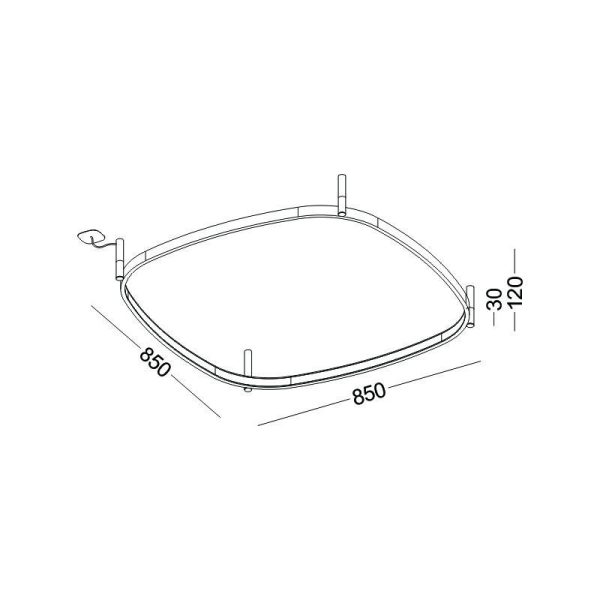 LBL360-Surface ring led ceiling light - Image 2