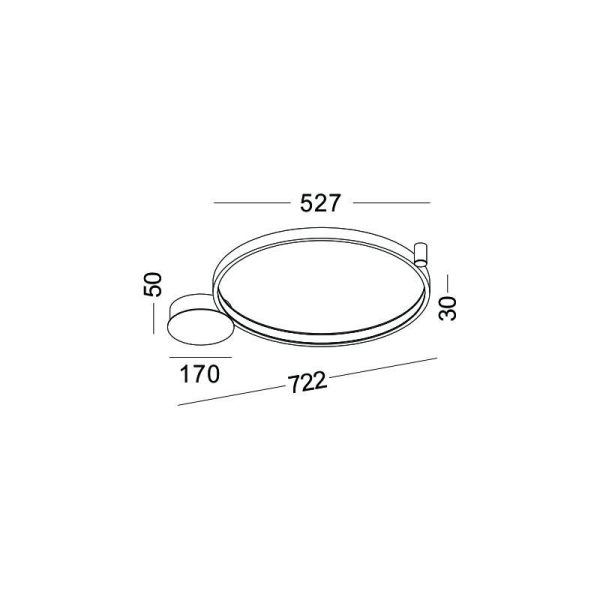 LBL362-Surface mount led ceiling light - Image 2