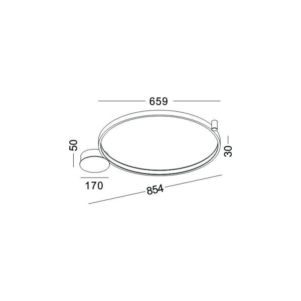LBL363-Surface mount led ceiling light - Image 2