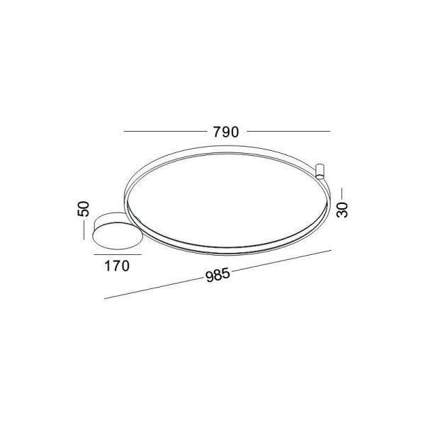 LBL364-Surface mount led ceiling light - Image 3