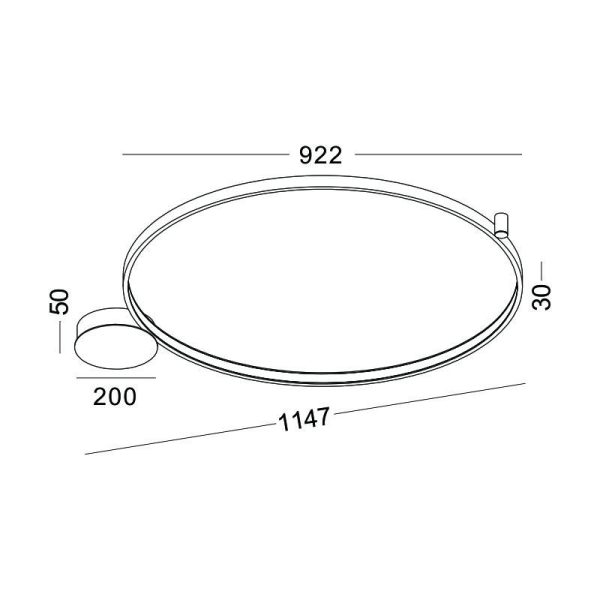 LBL365-Surface mount led ceiling light - Image 2