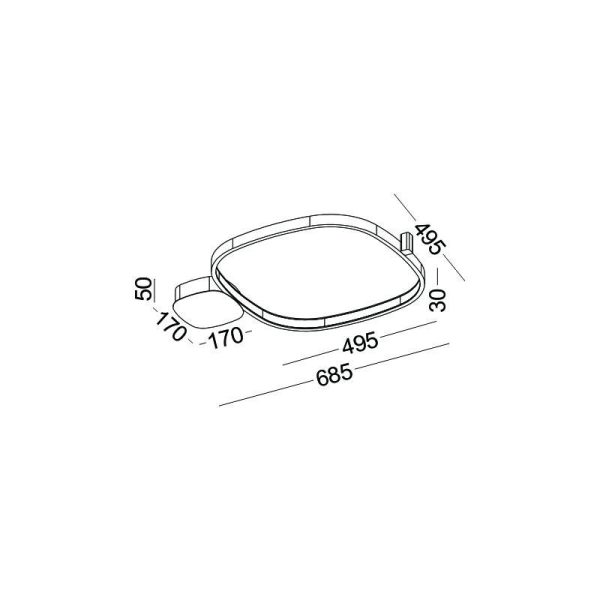 LBL366-Surface mount led ceiling light - Image 2