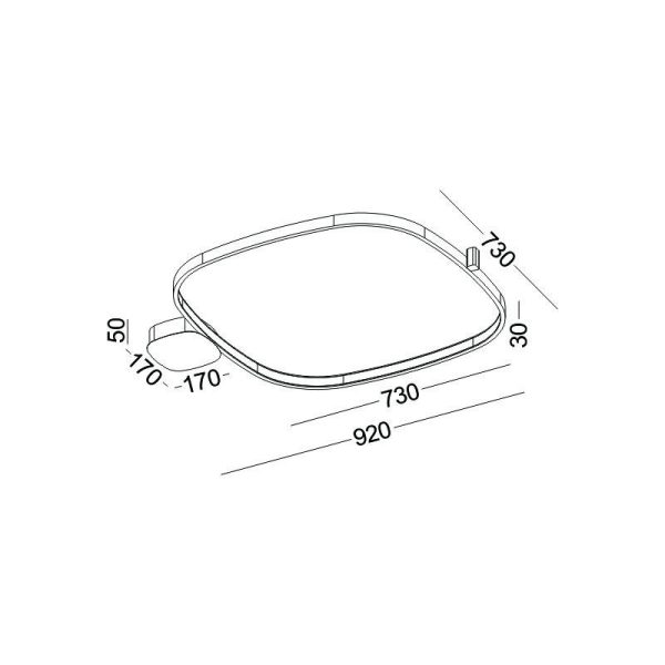 LBL368-Surface mount led ceiling light - Image 3