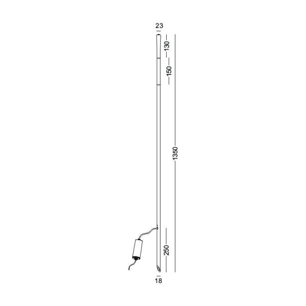 LFL084-WT-1W Modern Style Led Outdoor Path Lights - Image 3