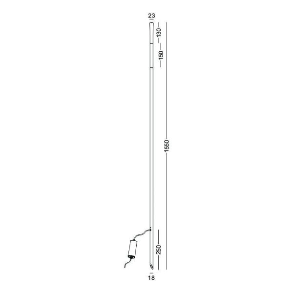 LFL085-BK-1W Modern Style Led Outdoor Path Lights - Image 3