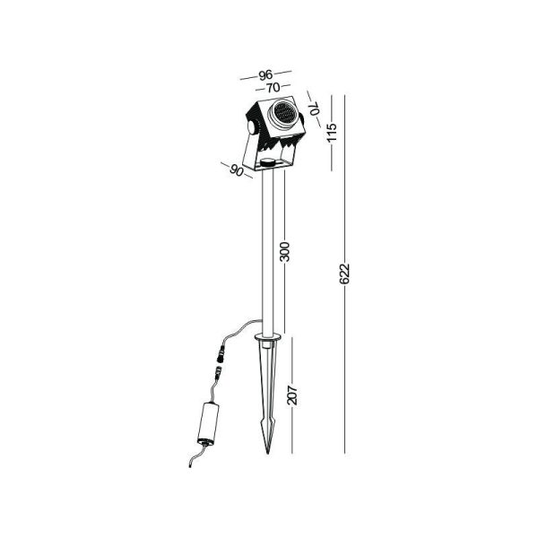 LSP250-12W Led Outdoor Flood Lights - Image 2