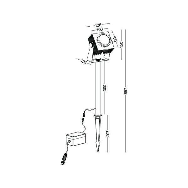 LSP265-20W Modern Style Led Outdoor Flood Light - Image 2