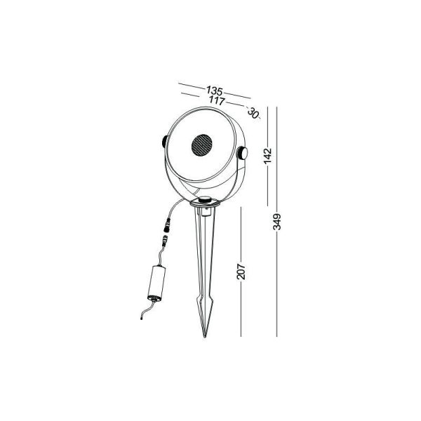 LSP270-6W Modern Style Led Outdoor Flood Light - Image 2