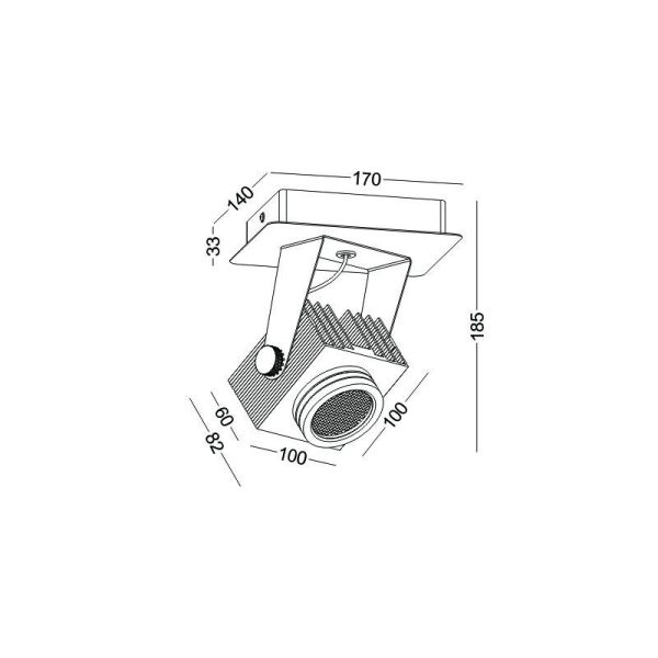 LSP276-WT-30W Modern Style Led Surface Spot Light - Image 2
