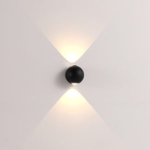 LWA564-BK-2*1W led outdoor wall light