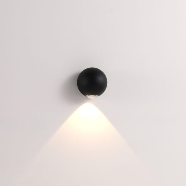 LWA567-BK-3W led outdoor wall light