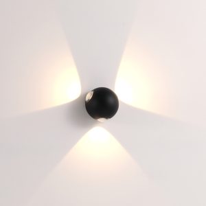 LWA569-BK-3*3W led outdoor wall light
