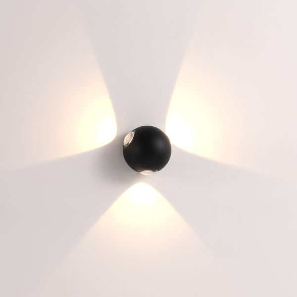 LWA569-BK-3*3W led outdoor wall light