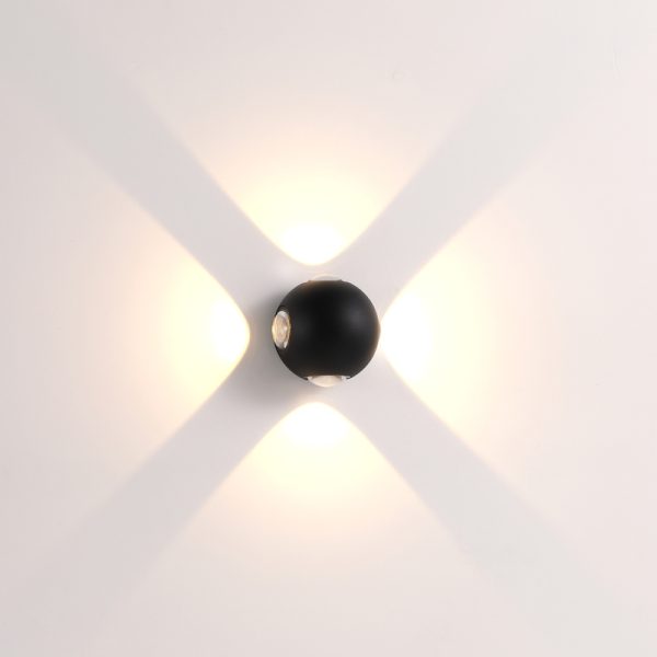 LWA570-BK-4*3W led outdoor wall light