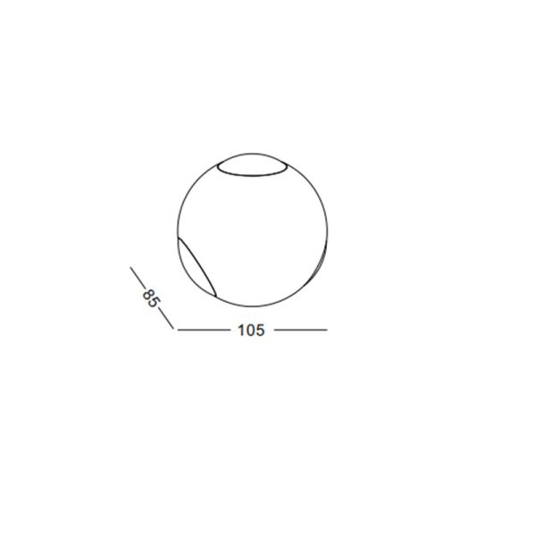 LWA573-WT-3*5W led outdoor wall light - Image 2