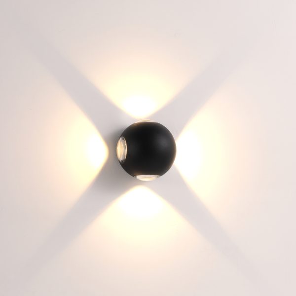 LWA574-BK-4*5W led outdoor wall light
