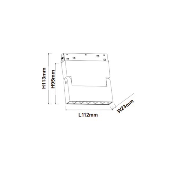 LSP307-6W-Modern Magnetic Track Light - Image 2
