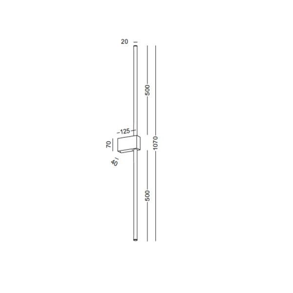 LWA576-12W outdoor led wall light - Image 2
