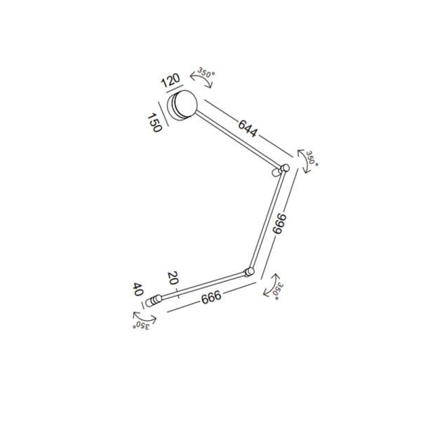 LWA589-15W outdoor led wall light - Image 3