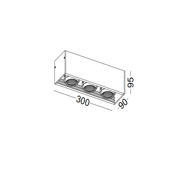 LBL108-3-WT-3*6W Modern Style Ceiling Surface Led Down Light - Image 2