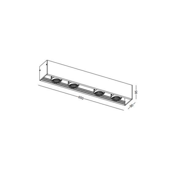 LBL108-4-WT-4*6W Modern Style Ceiling Surface Led Down Light - Image 2