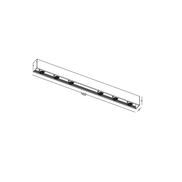 LBL108-6-WT-6*6W Modern Style Ceiling Surface Led Down Light - Image 2