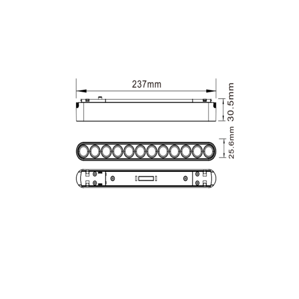 LSP730-12W-Modern Style Led Track Light - Image 2