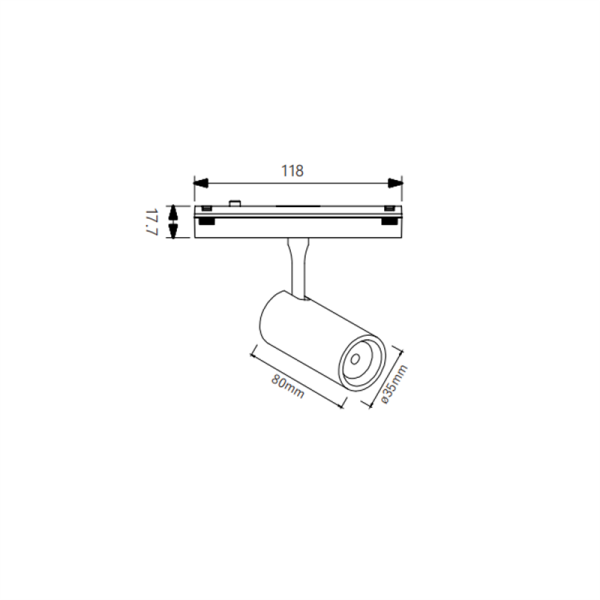 LSP744-7W-Modern Style Led Track Light - Image 2