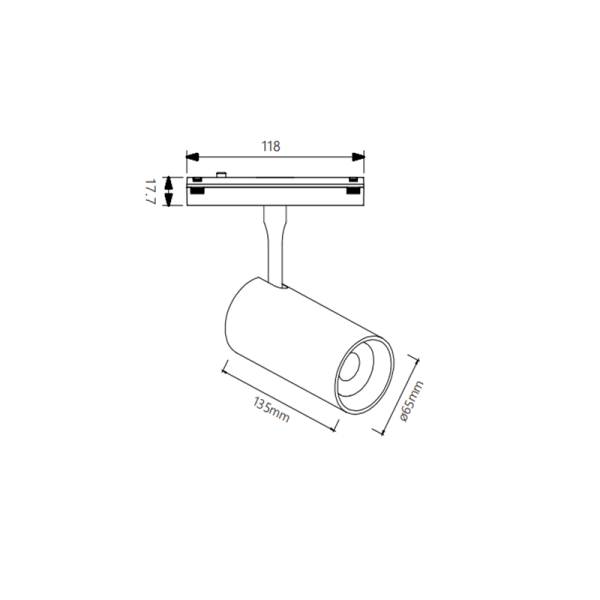 LSP747-20W-Modern Style Led Track Light - Image 2