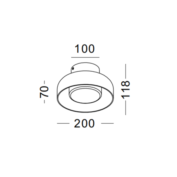 LBL399-WT-10W Bedroom Led Ceiling Light - Image 2
