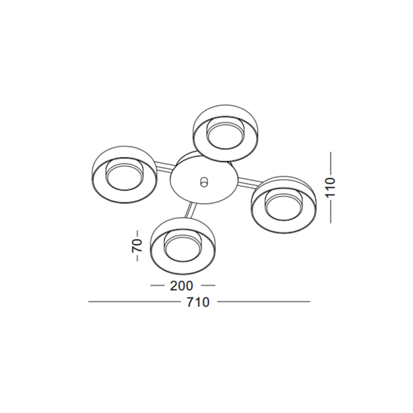 LBL401-BK-40W Bedroom Led Ceiling Light - Image 2