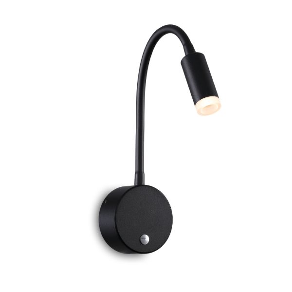 LWA594-BK-3W Modern Touch Switch Led Reading Light