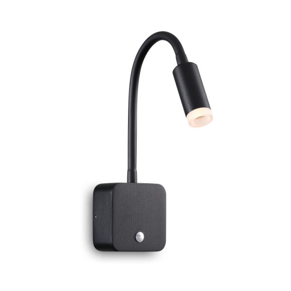 LWA596-BK-3W Modern Style Touch Switch Led Reading Light