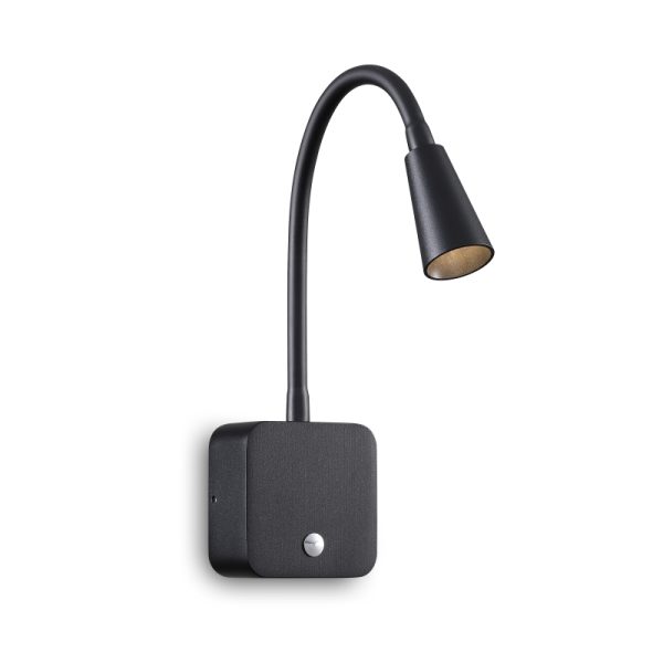 LWA597-BK-3W Modern Touch Switch Led Reading Light