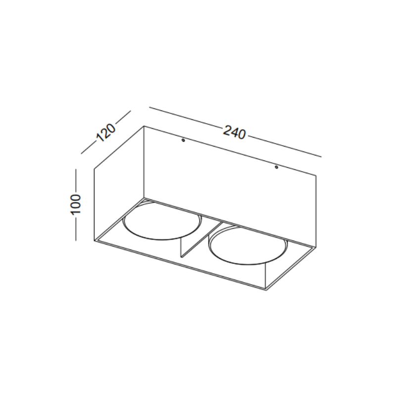 LBL383-BK-20W Surface Down Light - Image 2