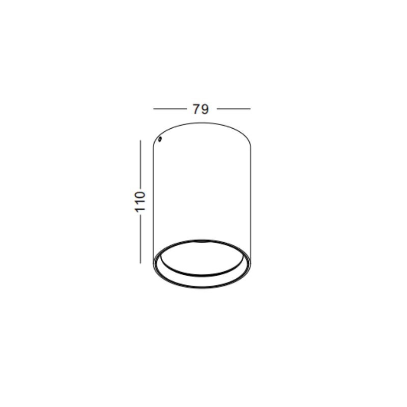LBL502-BK-GD-9W COB Surface Downlights - Image 2