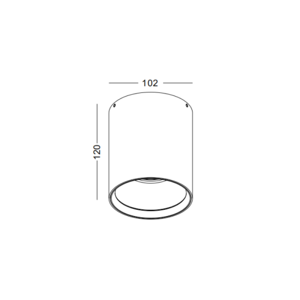 LBL503-WT-CR-12W COB Surface Downlights - Image 2