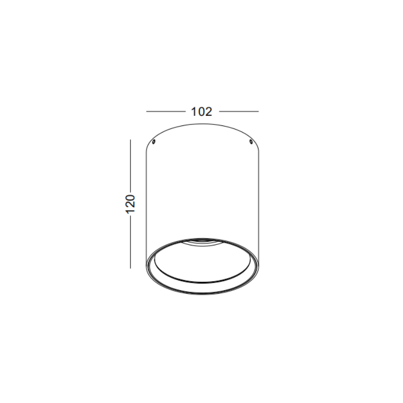 LBL503-BK-GD-12W COB Surface Downlights - Image 2
