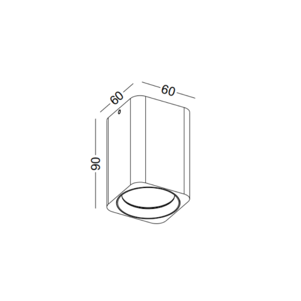 LBL508-WT-GD-5W COB Surface Downlights - Image 2