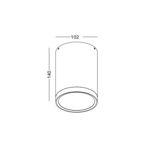 LBL512-12W Cob Outdoor Ceiling Light - Image 2