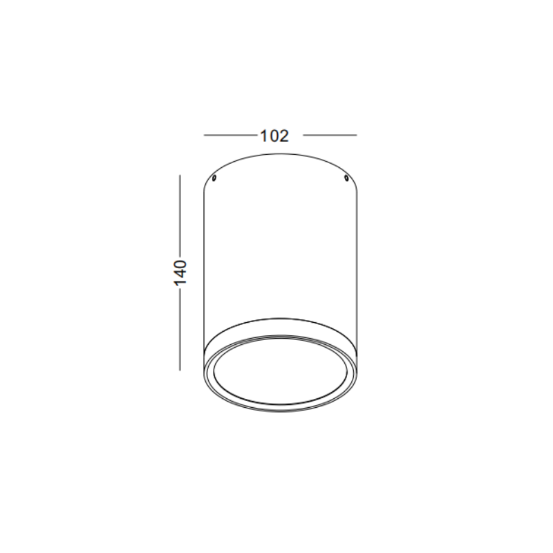 LBL512-12W Cob Outdoor Ceiling Light - Image 2
