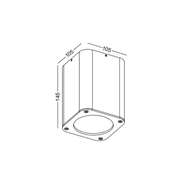 LBL518-12W Cob Outdoor Ceiling Light - Image 2