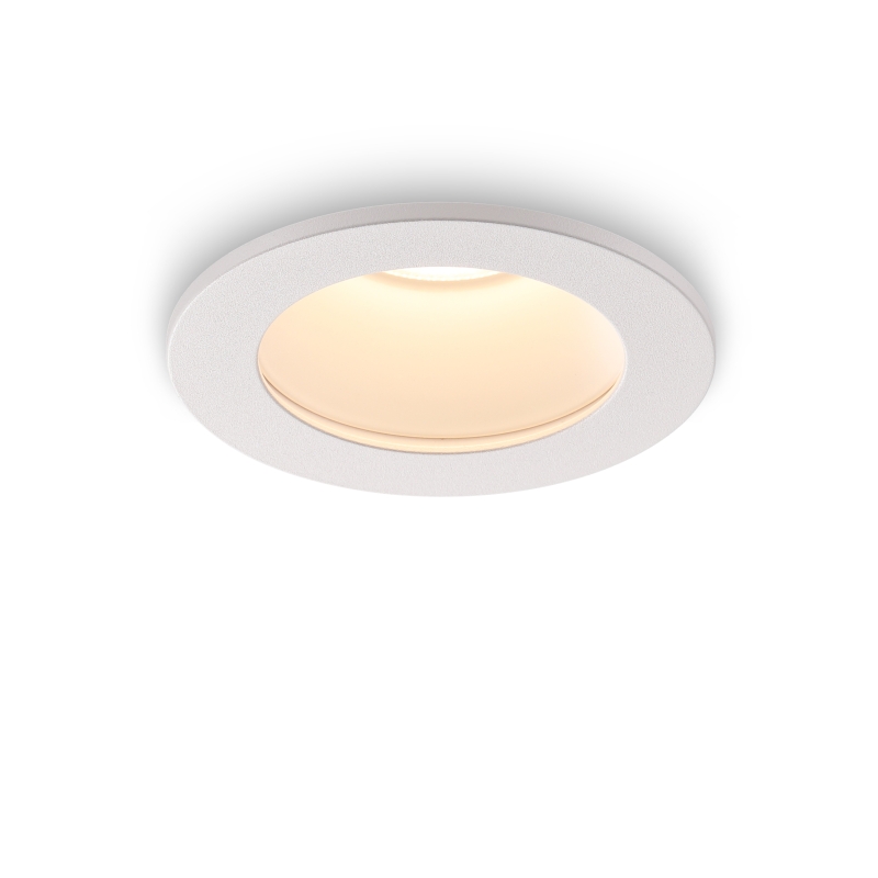 LDC474-WT-WT 9W Dia100mm White Casing Led Recessed Ceiling Light