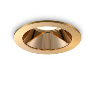 LDC476-GD-GD 18W Dia145mm gold casing gold Reflctor Led Recessed Ceiling Light