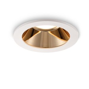 LDC476-WT-GD 18W Dia145mm gold Reflctor Led Recessed Ceiling Light